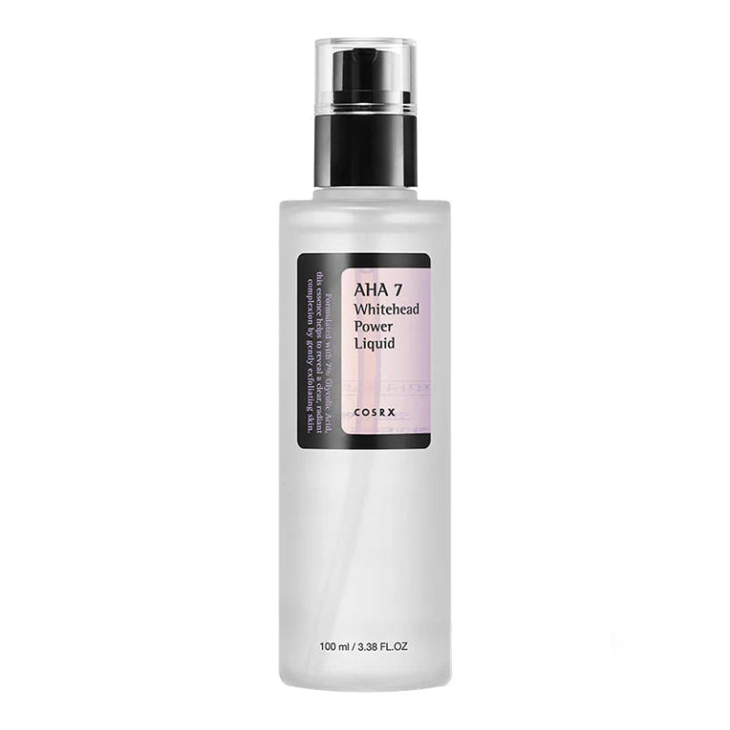 Cosrx AHA 7 Whitehead Power Liquid bottle on a white background