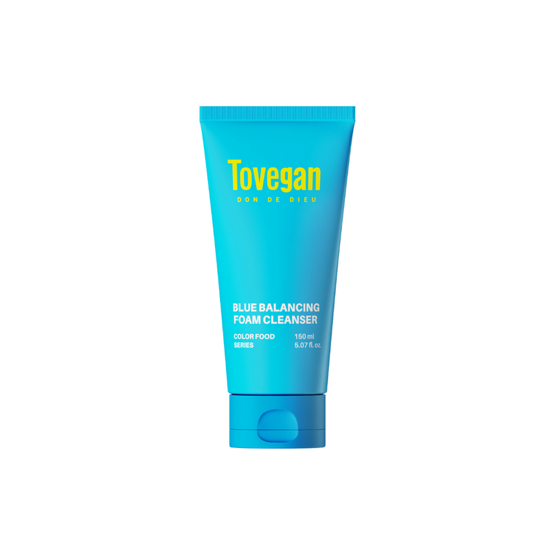 TOVEGAN Color Food Series Blue Balancing Foam Cleanser (150ml)