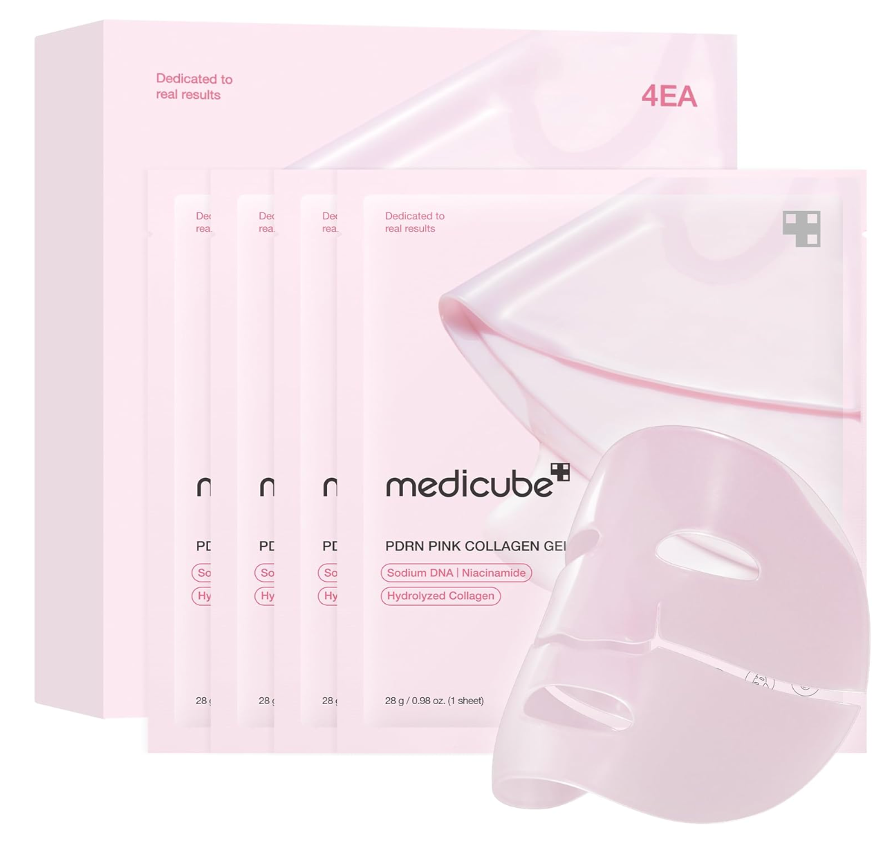 Medicube - Masque gel au collagène rose PDRN (1 PC)